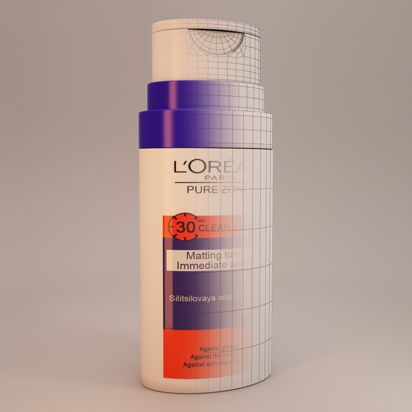 loreal pure zone tonic 3d 3ds - Loreal pure zone tonic by Stubborn3D